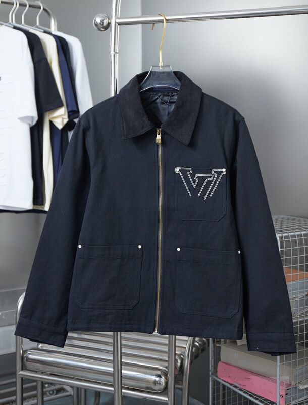 Nanyou 高品質オリジナル標準 2025 早春の新スタイルロバポケット中空刺繍キャンバスワークジャケット男性と女性用|undefined
