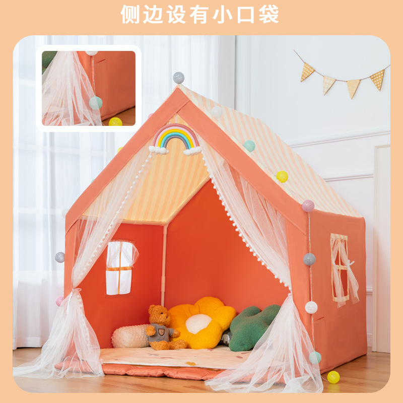 Tienda DE LOS NIÑOS Casa de juguete interior Niña princesa Castillo casa tienda juego casa bebé cama dividida artefacto