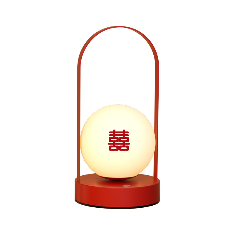 Lámpara LED de Venta Directa de Fábrica, Lámpara Eterna para Bodas, Lámpara de Mesa para Bodas, Regalo de Nupcial para Dormitorio, Lámpara Roja de Noche para Habitación de Matrimonio