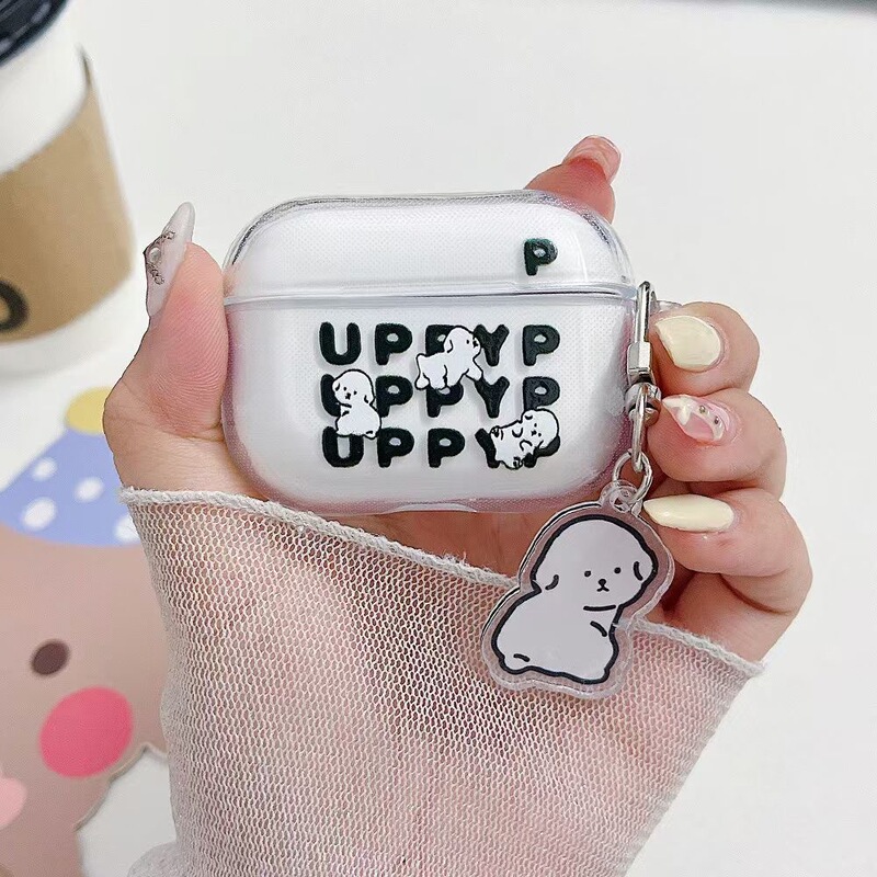 Bluetooth Headphone Case Airpods3 Cartoon Dog Apple Airpodspro2 Protective Case 4Th Generation Domestic I12 Suitable