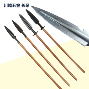Spear spear spear head manganese steel quenching emergency rescue outdoor security spear chopping and stabbing factory wholesale