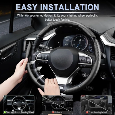 and Wear-Resistant Design – Steering wheel cover
