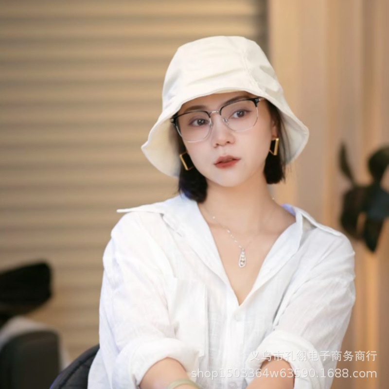 韩系复古美拉德渔夫帽女秋冬新款气质显脸小盆帽百搭褶皱遮阳帽子|undefined