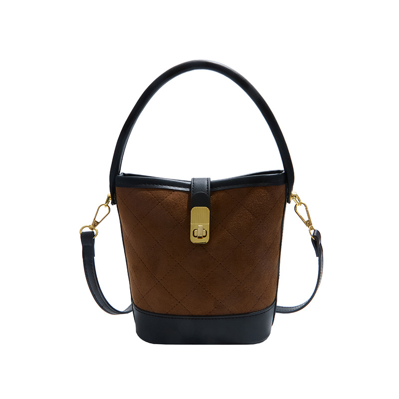 Bolsos de mujer transfronterizos bolsos de mano populares mujeres 2025 nuevo bolso de cubo de moda bolso de hombro universal bolso coreano