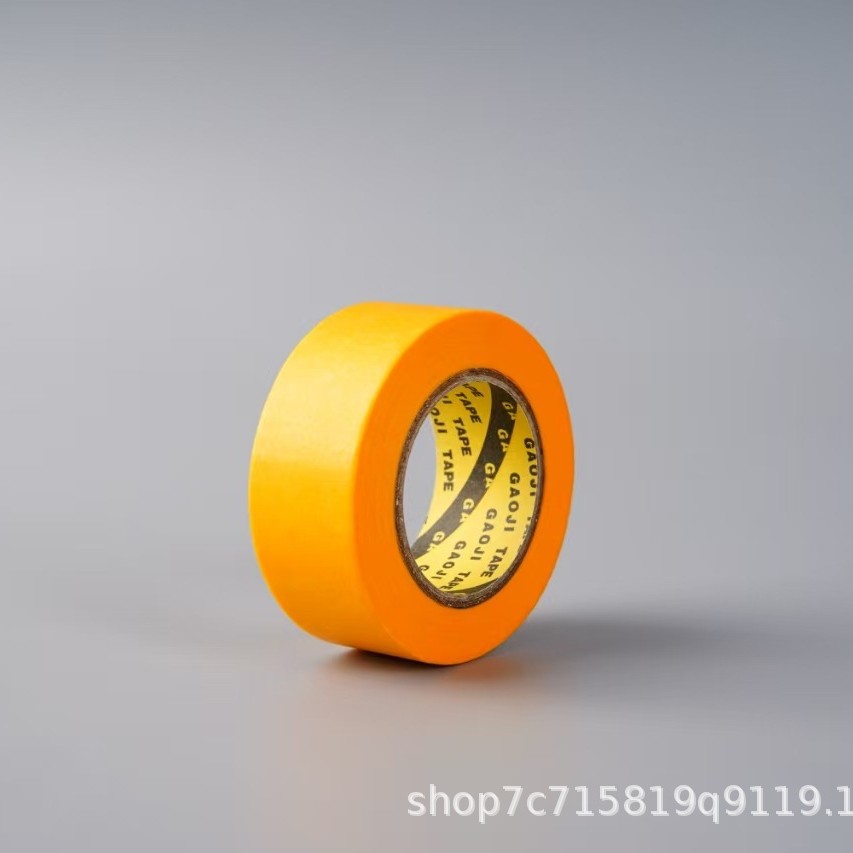 Cinta de papel de separación de color adhesivo alto papel adhesivo débil papel verde papel de enmascaramiento amarillo