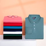 Демисезонный хлопковый лонгслив, футболка polo, с печатью вашего логотипа, с вышивкой