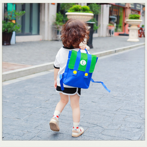 韩版儿童双肩包幼儿新款可爱玛丽幼儿男女童学生书包一件代发