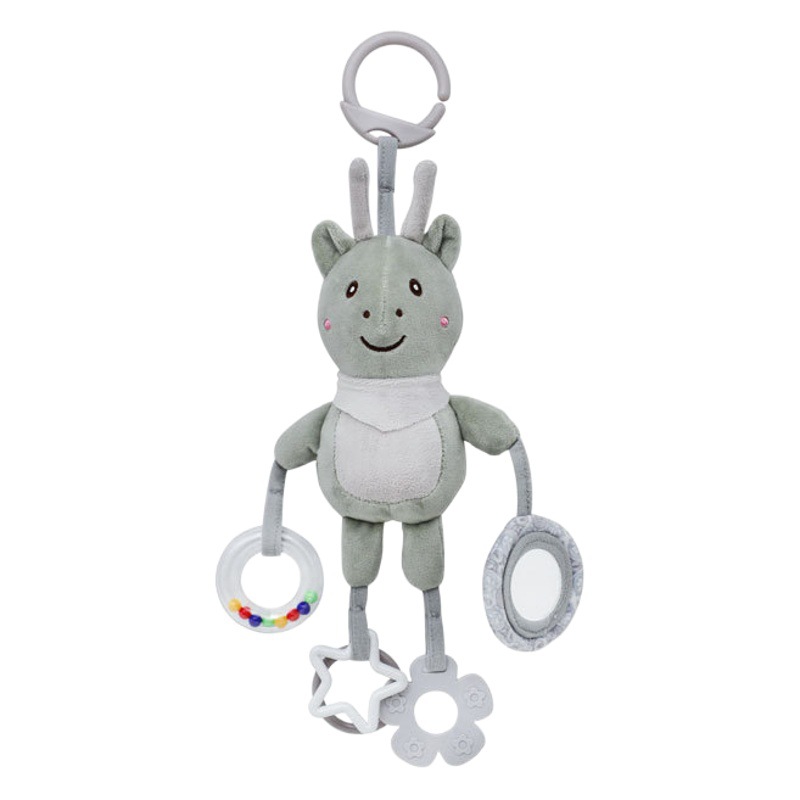 Animal de dibujos animados elefante oso pardo conejo blanco Rana ciervo Oso Polar mordedor colgante BB llamada Jingdang colgante vendedor ahora