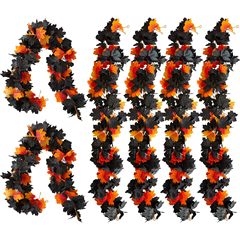 卸売シミュレーションハロウィンブラックメープルリーフホーム感謝祭秋のメープルリーフ籐収穫祭シミュレーションメープルリーフ