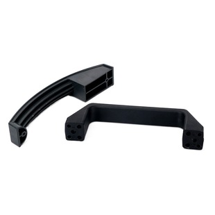 Black handle electric cabinet door handle plastic handle series 522 surface loading industrial equipment toolbox handle