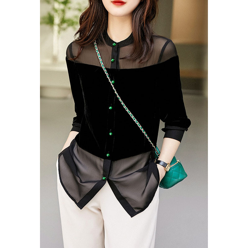 velvet shirt
