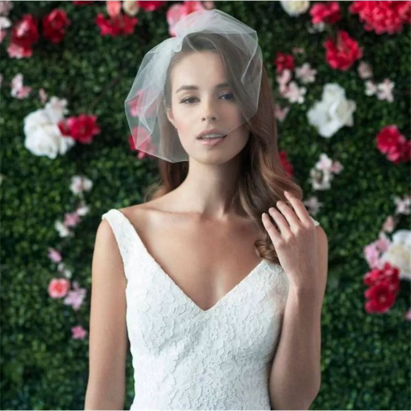 (Cross-border trading), bride's veil, short brush for face, 2020