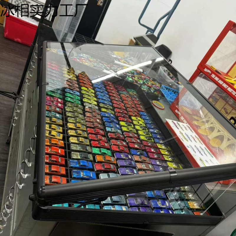 透明翡翠ナイトマーケット屋台ジュエリーボックス多機能折りたたみジュエリーディスプレイスタンドテーブル|undefined