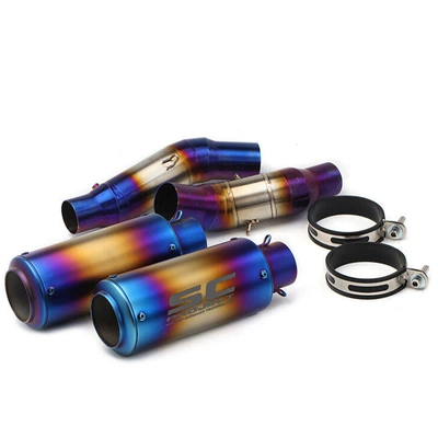 middle section of the: Motorcycle exhaust pipe - f-2010-2021