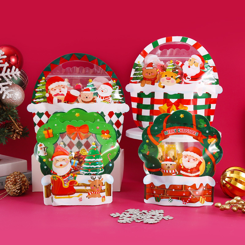 幼儿园入学开学礼品袋礼品零食糖果包装密封可爱卡通手提袋跨