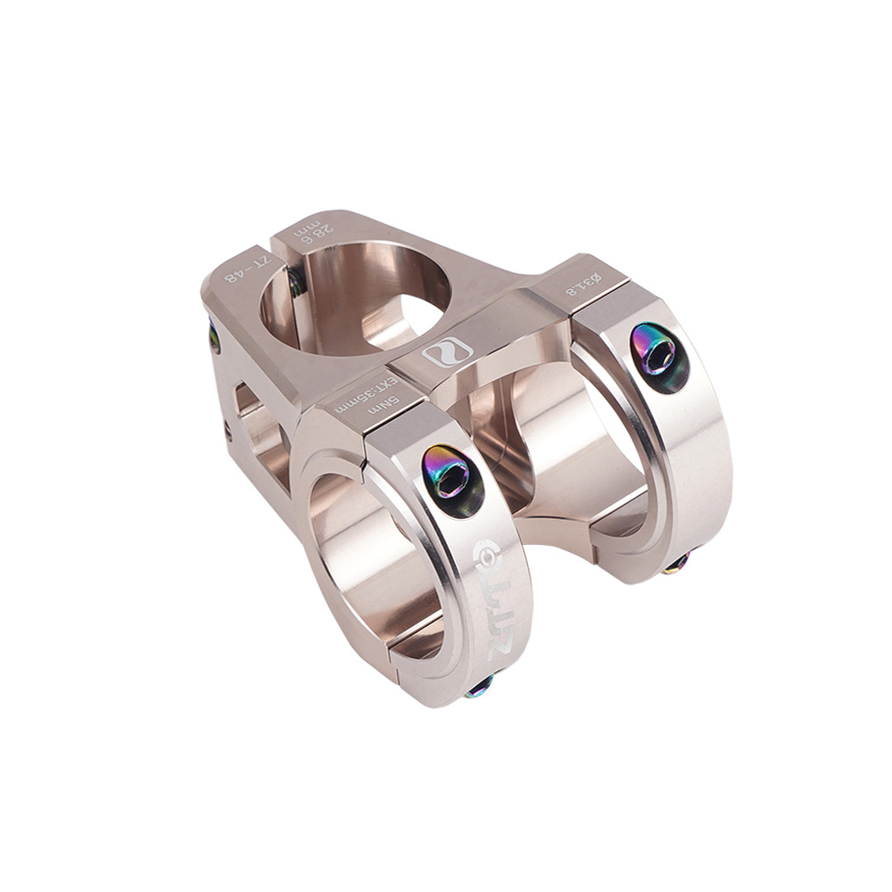 ZTTO Bicicleta de montaña Bicicleta de pie CNC Aleación de aluminio ultraligera hueca Manguera corta de pie 31.8*35 elevador de velocidad