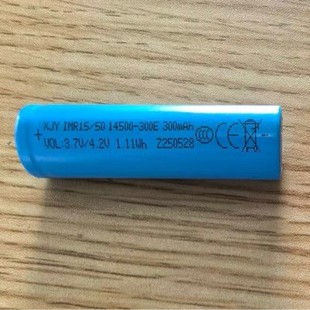 ���Դ14500�늳�3.7V300mAh�S�ҬF؛���늳�