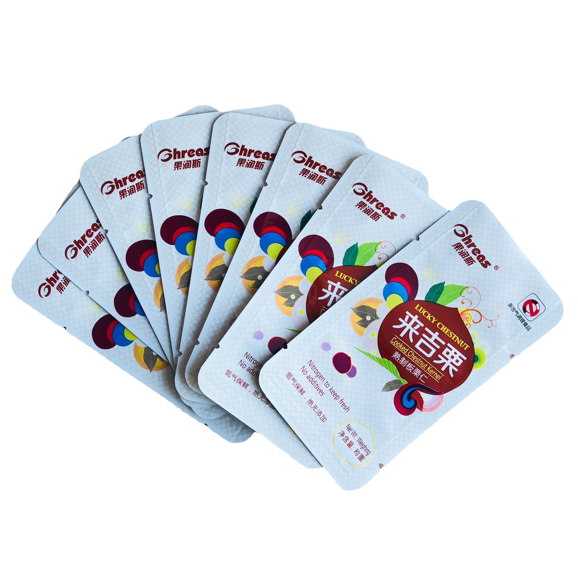 板栗仁高温蒸煮袋 即食板栗自立袋 保鲜耐高温铝箔彩印袋高阻隔袋