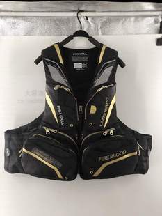 202 Fire Blood Rock Fishing Life Jacket Large Buoyancy Detachable Multifunctional Fishing Vest for Sea Fishing