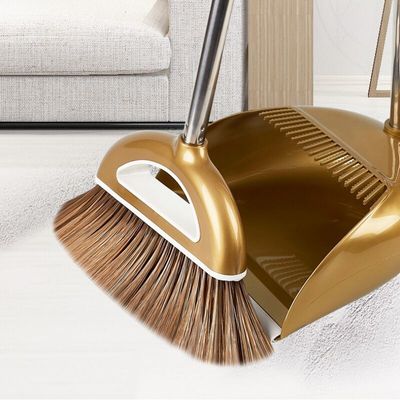 Broom Dustpan suit combination Soft fur single Broom Sweep the floor Windshield wiper household Plastic Broom durable