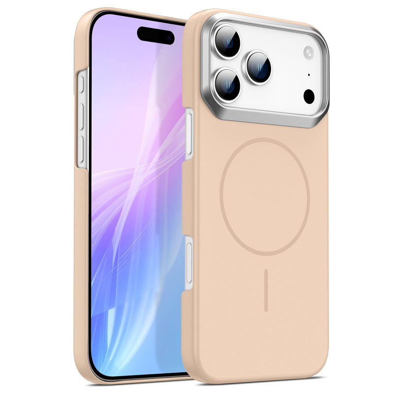 金甲肤感细圈磁吸适用iPhone17PROMAX磨砂手机壳苹果16高级感防摔|undefined
