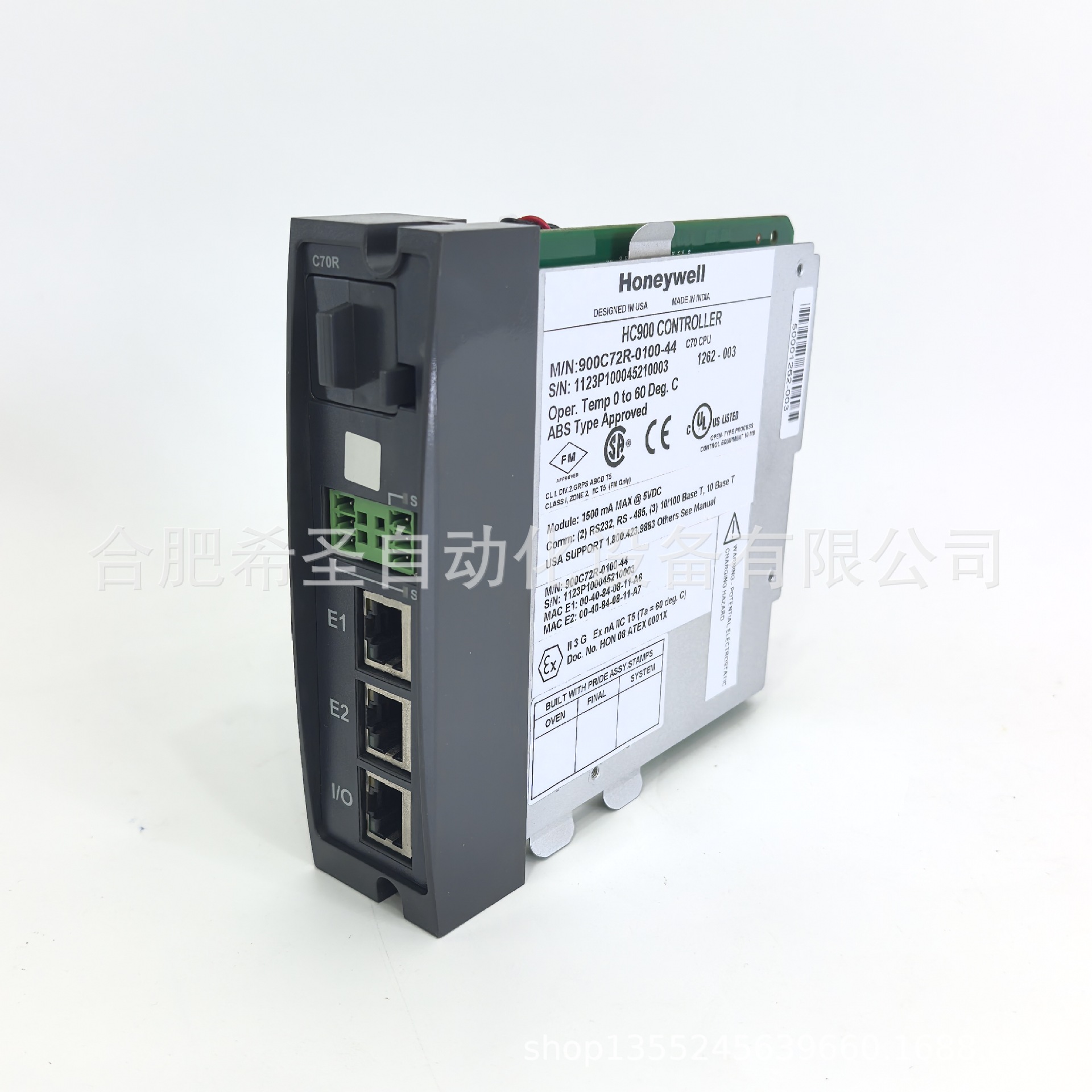 霍尼韦尔HC900系统冗余CPU模块 900C72R-0100-44现货优惠