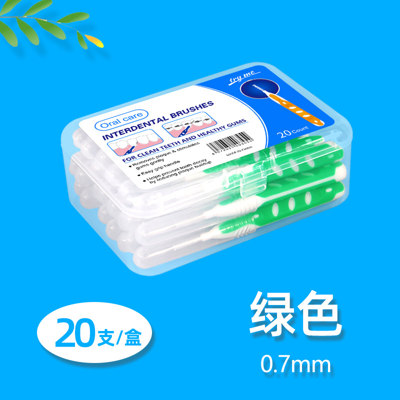 Cepillo Interdental Ortodóncico Set de 20 Limpieza Oral