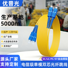 优普光电信级光纤跳线单模双芯尾纤SC-SC转LC-FC-ST可定制延长线
