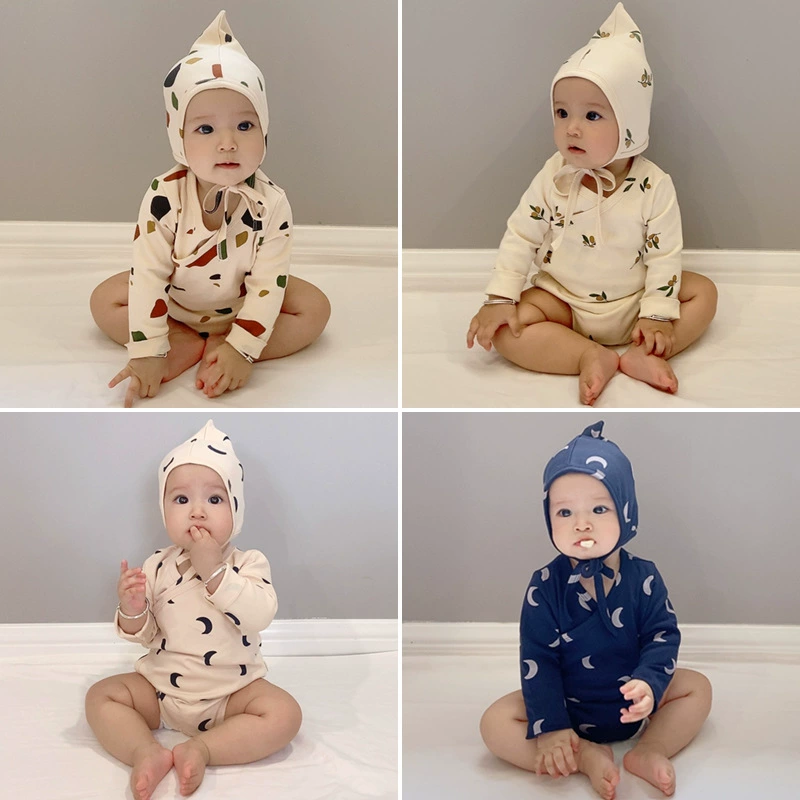 Brand spring long-sleeve for early age for men and women girl's, bodysuit, Korean style