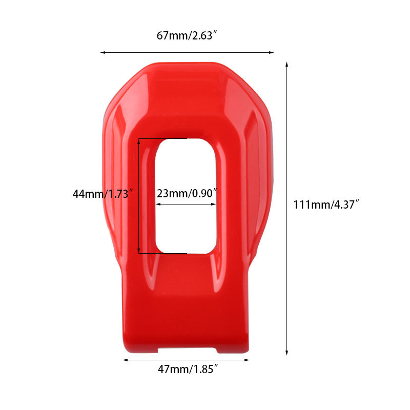 Jl Wrangler Hood Lock Protective Cover Is Suitable for 18-24 Jeep Wrangler Modified 4Xe Hood Decoration