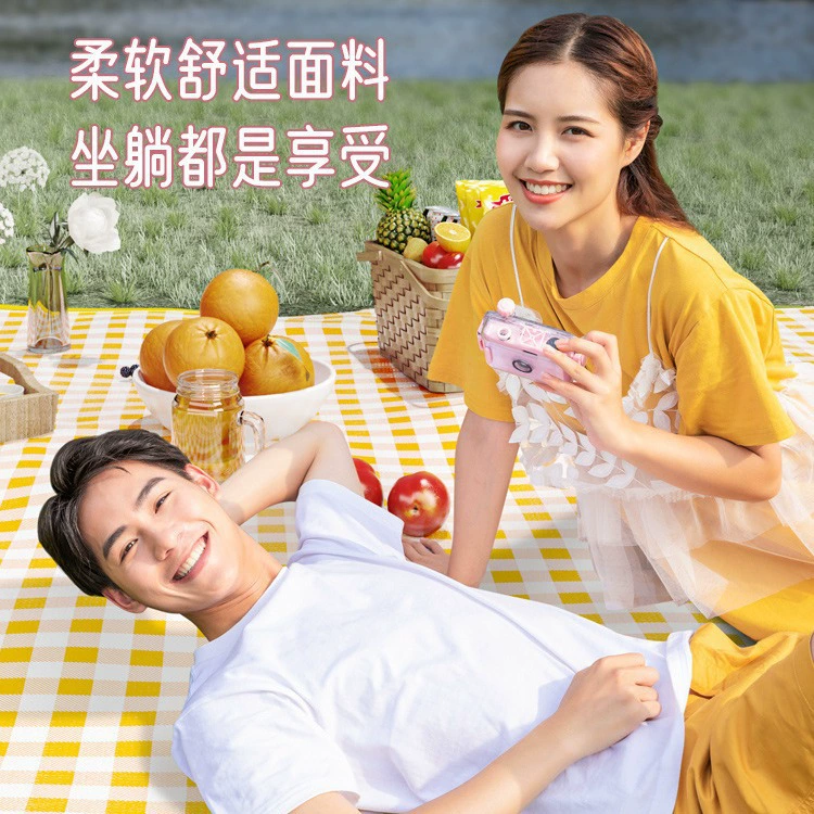 Коврик для пикника Aoran, влагостойкий, для кемпинга на открытом воздухе, портативный, водонепроницаемый, утолщенный, для пляжа, прогулок, отдыха на природе, весенних прогулок