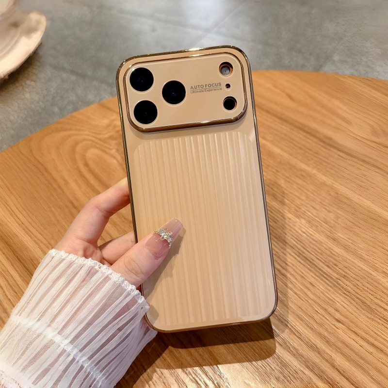 秒变iPhone18promax电镀散热边瓦楞手机壳苹果17高级16防摔保护套