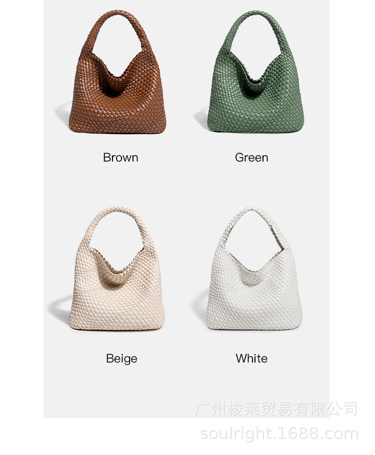 PU handwoven Bucket Bag8