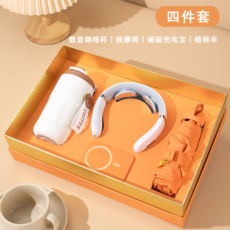 Caja de regalo de negocios corporativo, aniversario de apertura, regalo de mano, logotipo personalizado, evento corporativo, regalo para clientes