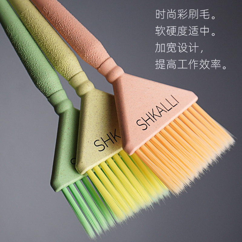 Peluquería profesional cepillo de teñido de pelo herramientas de teñido de pelo de peluquería cepillo de teñido de pelo suave balayage ensanchado París pintura cepillo de teñido