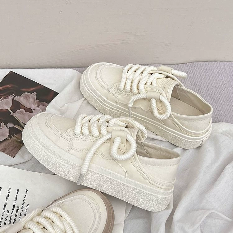 Высококачественная тканевая обувная платформа, к sneakers, корейский стиль