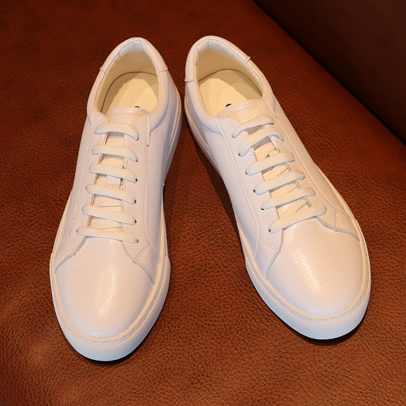 Autumn universal white sneakers flat