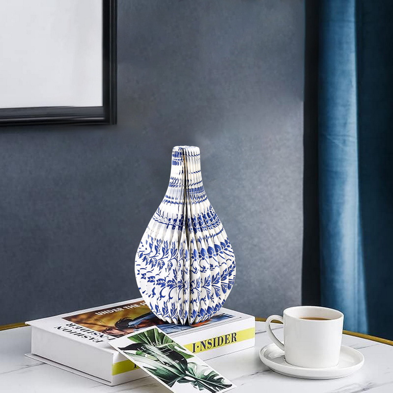 Nuevo estilo chino azul porcelana floral flor