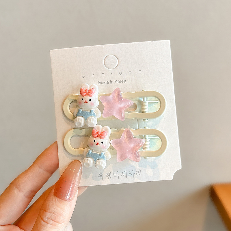 Dopamina adorable clip de cabello para mujeres 2025 nuevo clip lateral de alta gama clip lateral frisa clip de cabello clip de cabello tocado