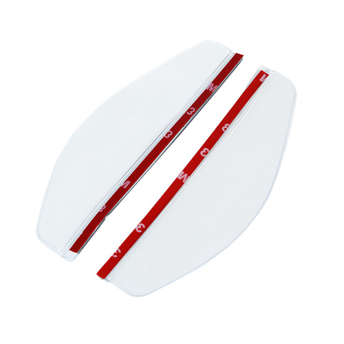 Cross-border car rearview mirror rain eyebrow PVC adhesive rearview mirror sun and rain shield universal car rain cover 