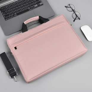 New Men's and Women's Business Casual Laptop Single-shoulder Portable Crossbody Briefcase Anti-splashing Water Add LOGO