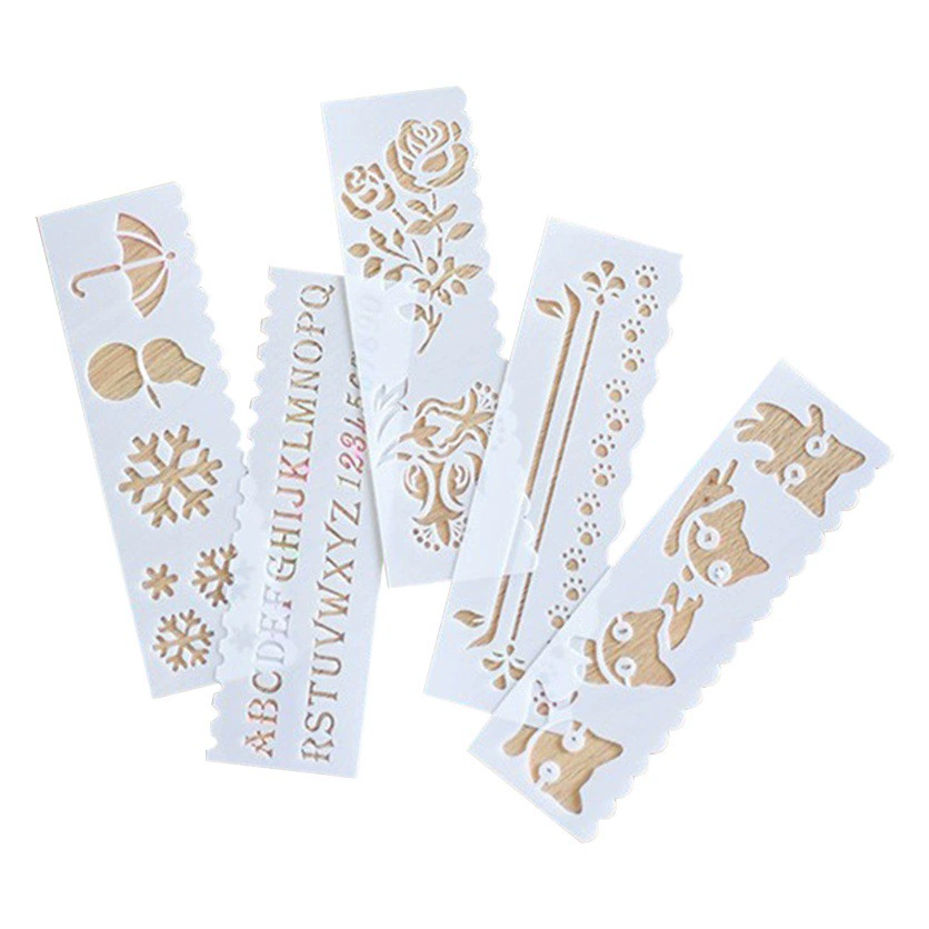 Оригинальный шаблон рисования с длинной полосой