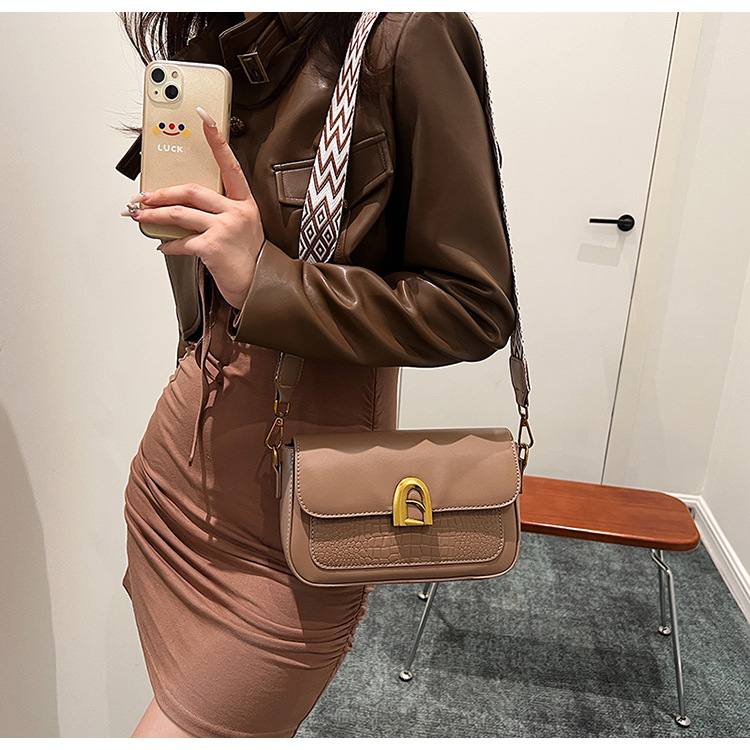 Women's Crossbody Bag Crocodile Pattern Shoulder Bag For Autumn_voghion.com