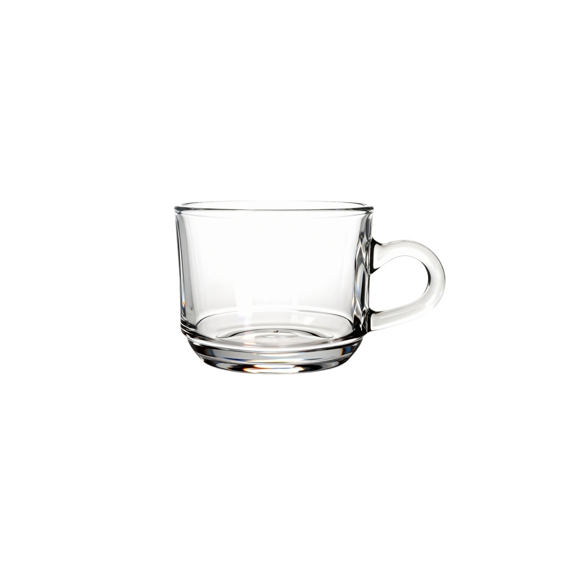 Spot simple taza de vidrio doméstico resistente al calor taza de té negro taza de café con mango taza de jugo de leche comercial al por mayor