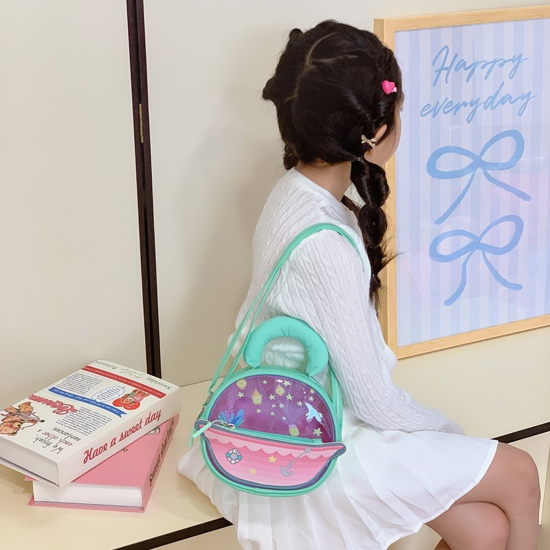 Nuevo niño bolso de hombro de dibujos animados lindas estrellas para niños y niñas bolso de hombro para salir bolso de bebé ligero