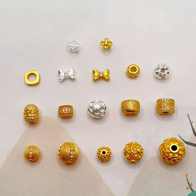 spacer beads, barrel beads, bracelet, Zərgərlik ara hissələri