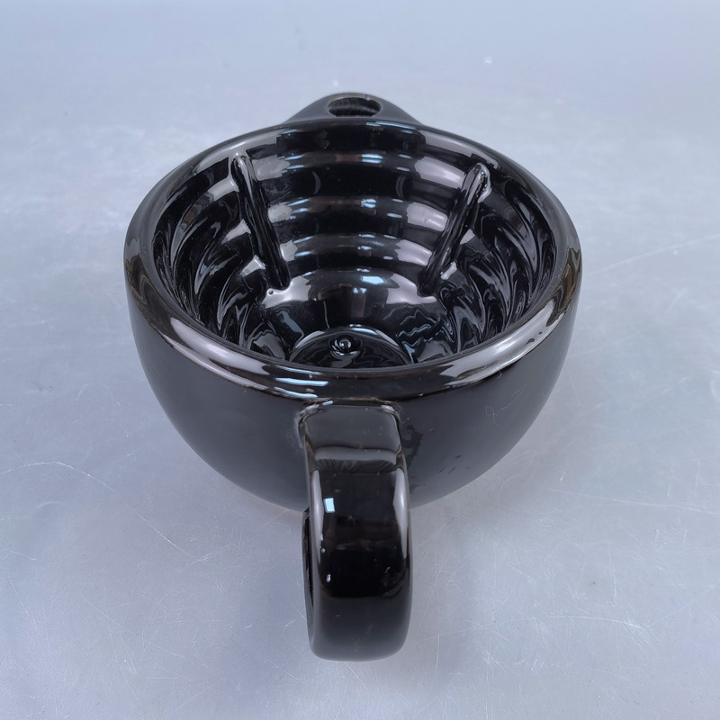 Cuenco de jabón de afeitar de cerámica transfronterizo cuenco de espuma de afeitar para hombres cuenco de espuma de aislamiento de inyección de agua cuenco de crema de afeitar cuenco de afeitar