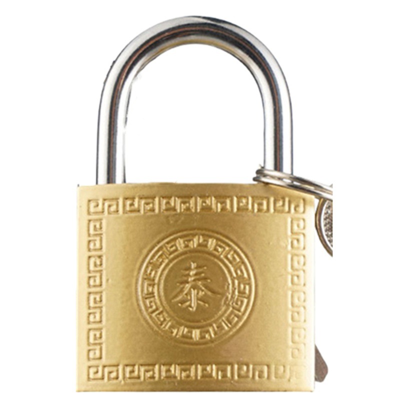 Padlock Wholesale, Round Tai Brand Imitation Copper Padlock, Old-Style Antique Lock, Anti-Theft Lock, Small Lock, Door Padlock