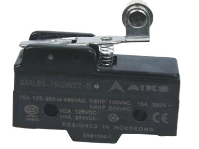 供应 AIKS 爱克斯行程开关 微动开关 限位开关AML03-15GW22-B