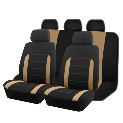 Cross-Border Hot-Selling Car Seat Covers, Universal seat cover - off-white-5-seater-9-piece-set